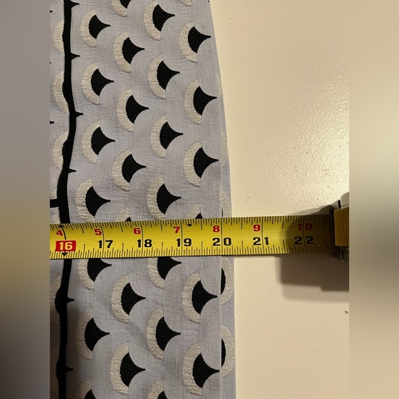 Ann Taylor textured skirt-light blue/black/white..above knee size 10 - Picture 12 of 12